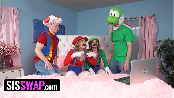 Cute StepSisters Chanel Camryn amp Mazy Myers Need Their StepBrother 039 s Cocks To Get Viral SisSwap